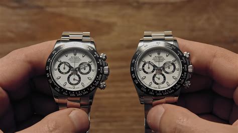 rolex daytona black originale vs replica